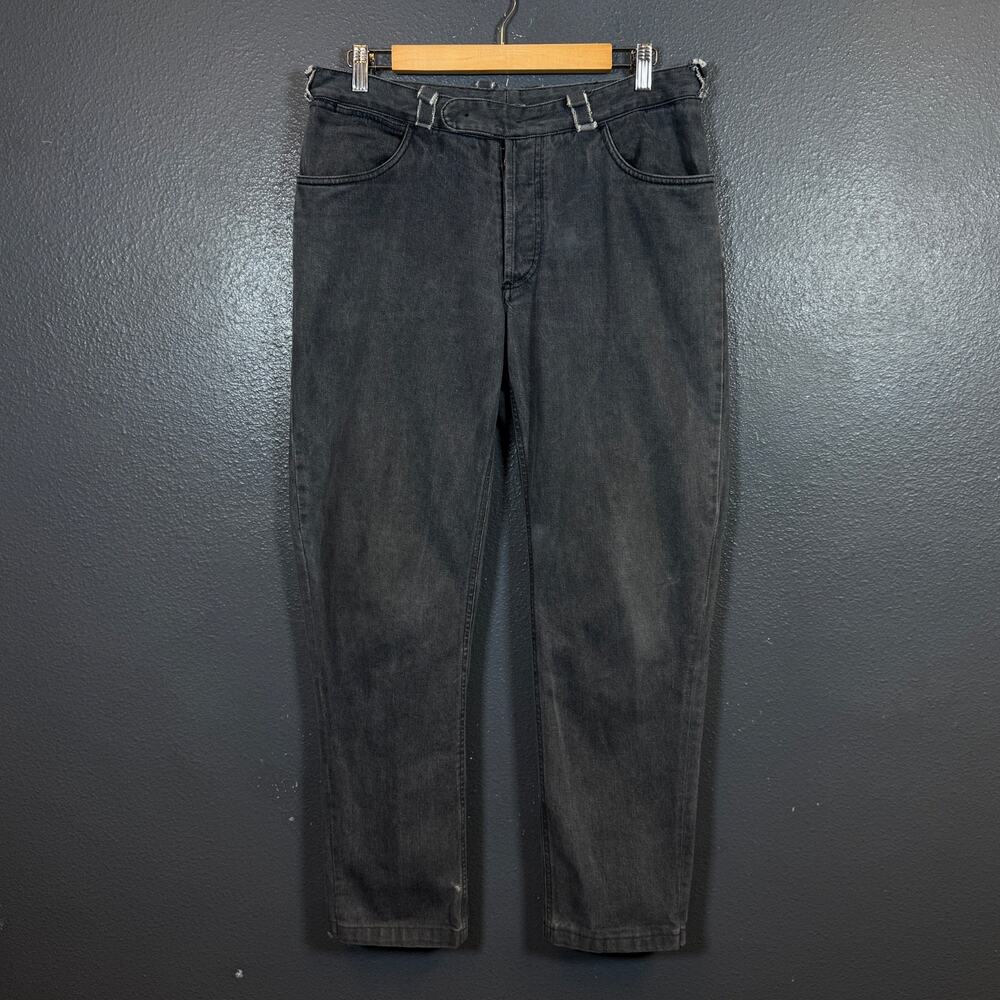 Maison Martin Margiela 52 men’s gray distressed denim jeans avant garth pants